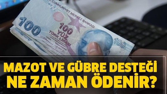 2020 Mazot ve gübre desteği ne zaman ödenecek? Mazot gübre desteği yatırıldı mı? Ödeme ne zaman? 2020 Mazot ve gübre desteği ne zaman ödenecek? Mazot gübre desteği yatırıldı mı? Ödeme ne zaman?