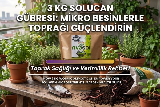 3 Kg Solucan Gübresi: Mikro Besinlerle Toprağı Güçlendirin