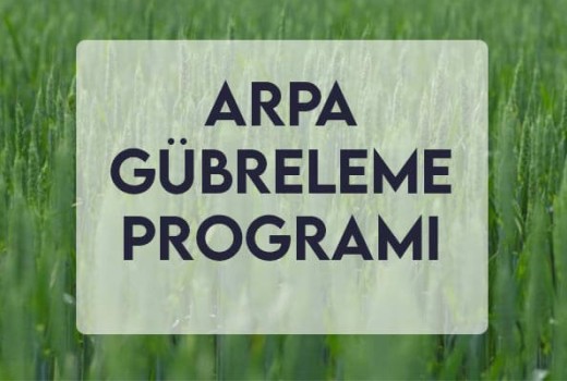 Arpa Gübreleme Programı