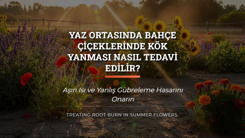 Yaz Sıcaklarında Kökü Yanan Çiçek Nasıl Kurtarılır?