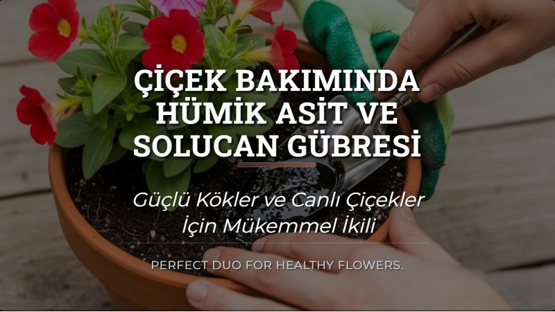 Çiçek Bakımında Hümik Asit ve Solucan Gübresi Kombinasyonu