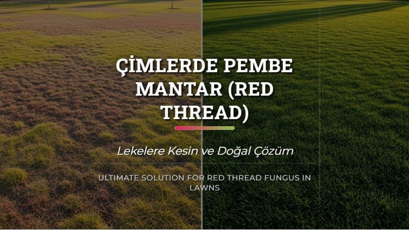 Çimlerde Pembe Mantar (Red Thread) Lekelerine Kesin Çözüm