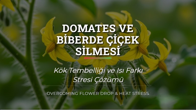 Domates ve Biberde Çiçek Silmesi: Isı Farkı Stresi ve Çözümü