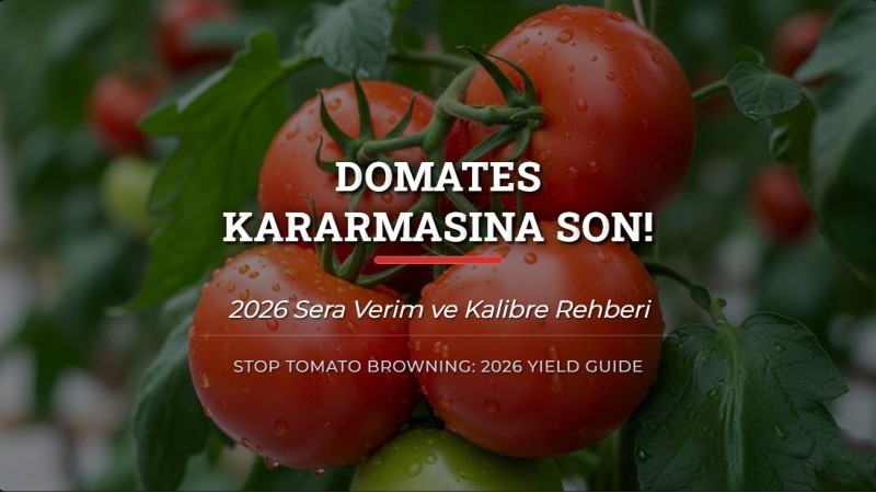 Domates Kararmasına Son! 2026 Sera Verim ve Kalibre Rehberi