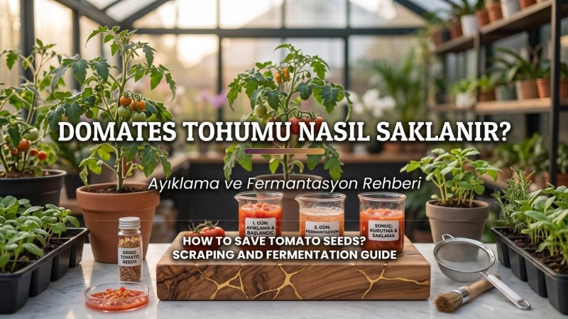 Domates Tohumu Nasıl Saklanır? Ayıklama ve Fermantasyon