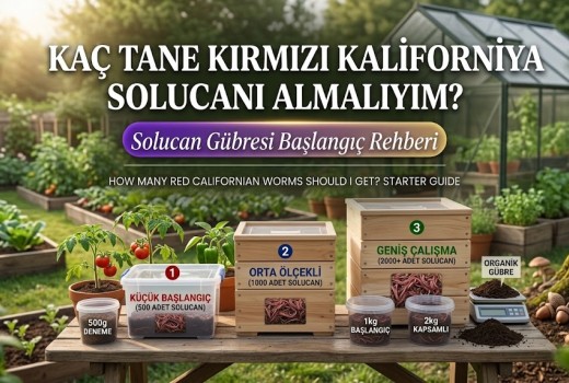 Kaç Tane Kırmızı Kaliforniya Solucanı Almalıyım?