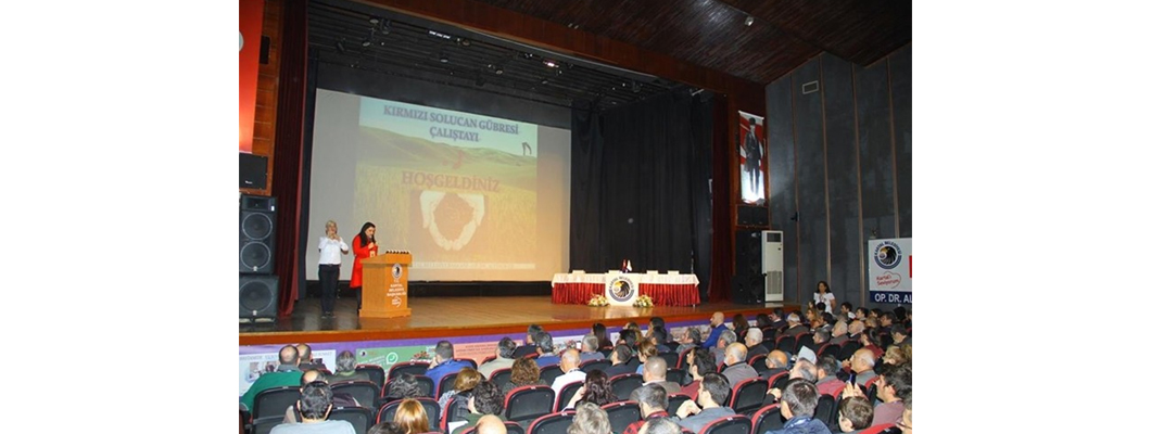 Kırmızı Solucan Gübresi Çalıştayı Kartal da gerçekleştirildi Kırmızı Solucan Gübresi Çalıştayı Kartal da gerçekleştirildi