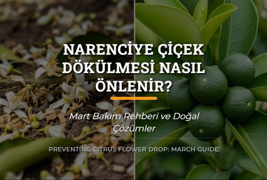 Narenciye Çiçek Dökülmesi Nasıl Önlenir? Mart Bakım Rehberi