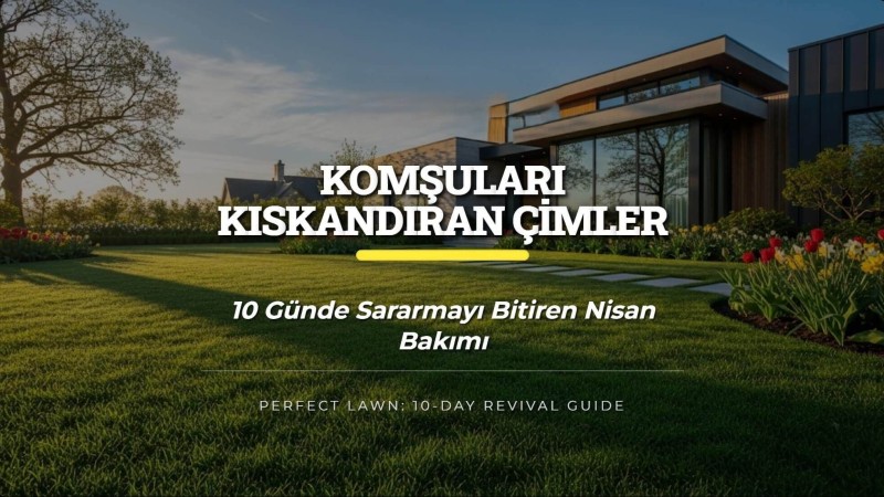 Komşuları Kıskandıran Çimler: 10 Günde Sararmayı Bitiren Nisan Bakımı