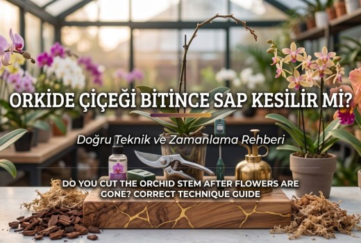 Orkide Çiçeği Bitince Sap Kesilir mi? Doğru Teknik