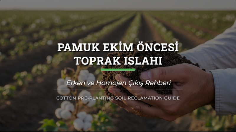Pamuk Ekim Öncesi Toprak Islahı: Erken ve Homojen Çıkış Rehberi