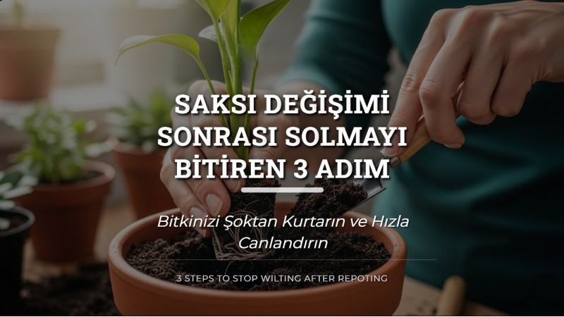 Saksı Değişimi Sonrası Solmayı Bitiren 3 Adım!