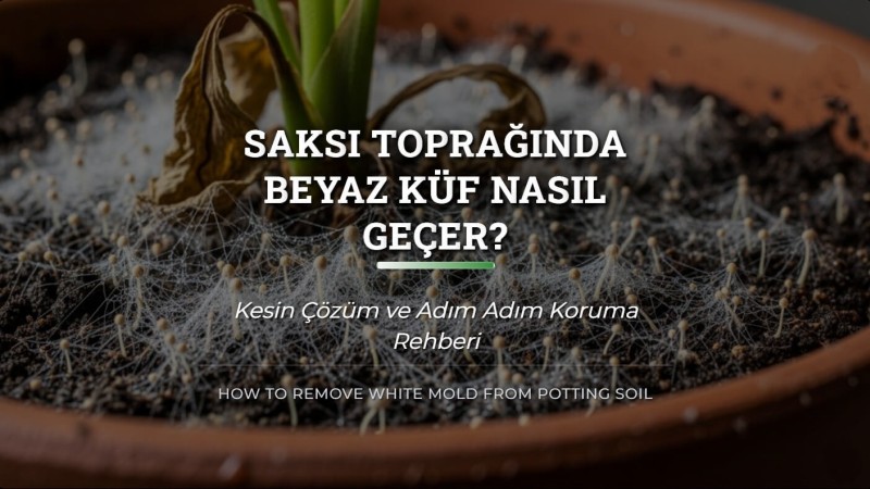 Saksı Toprağında Beyaz Küf Nasıl Geçer? Kesin Çözüm