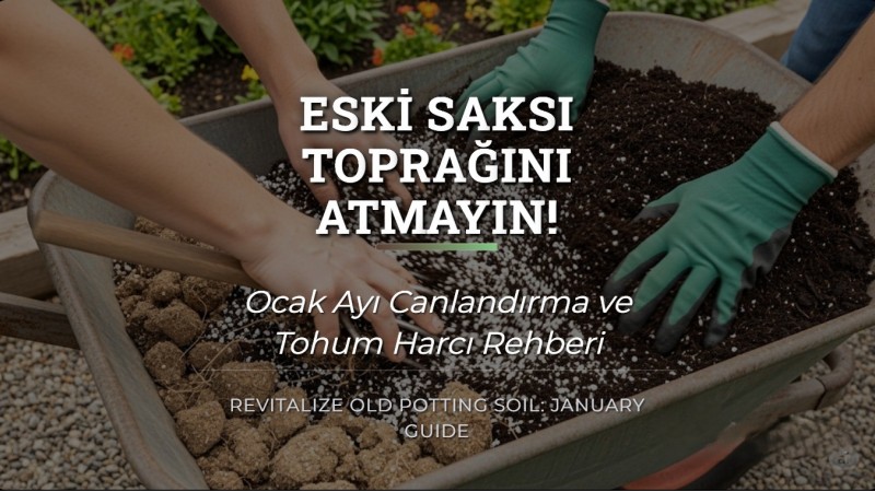 Eski Saksı Toprağını Atmayın! Ocak Ayı Canlandırma ve Tohum Harcı Rehberi