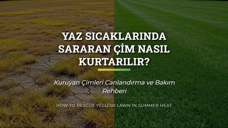 Çimlerde Sararma ve Kel Alanlar: Haziran Yama Onarımı