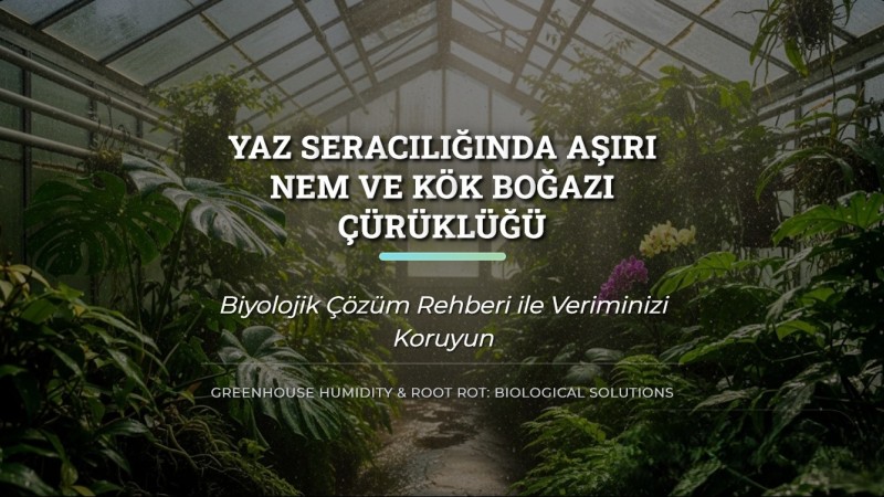 Yaz Seracılığında Aşırı Nem ve Kök Boğazı Çürüklüğü: Biyolojik Çözüm Rehberi