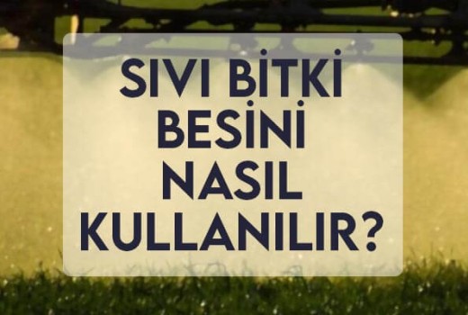 Sıvı Bitki Besini Nasıl Kullanılır?