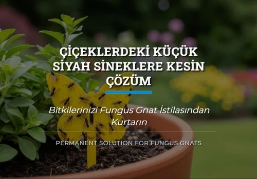 Çiçeklerdeki Küçük Siyah Sineklere Kesin Çözüm
