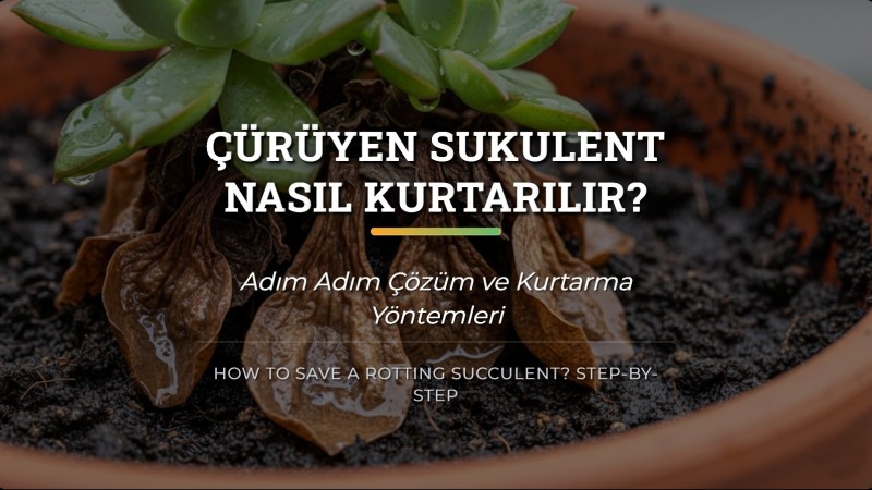 Çürüyen Sukulent Nasıl Kurtarılır? Adım Adım Çözüm