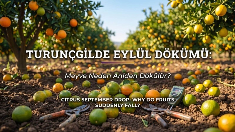 Turunçgilde Eylül Dökümü: Meyve Neden Aniden Dökülür?