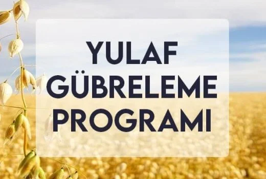 Yulaf Gübreleme Programı