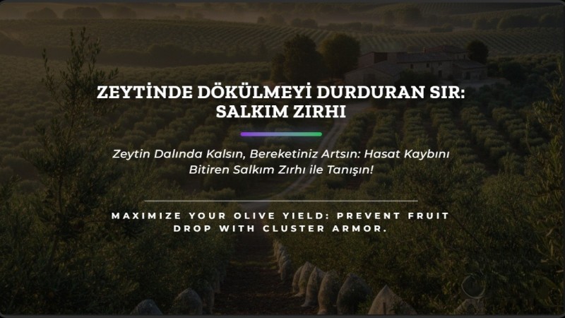 Zeytinde Dökülmeyi Durduran Sır: Salkım Zırhı