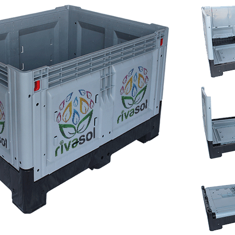 RV-1012 Plastik Katlanır Kasa ( 700 Kg ) | Rivasol RV-1012 Plastik Katlanır Kasa ( 700 Kg )